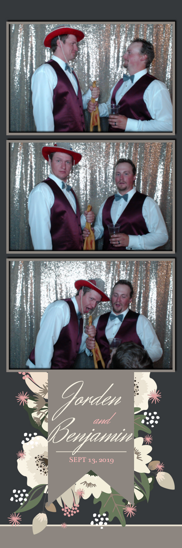 Jorden and Benjamin are getting hitched | View more photos from the event at gallery.photoboothbillings.com/u/PhotoBoothBillings/Jorden-and-Benjamin-are-getting-hitched